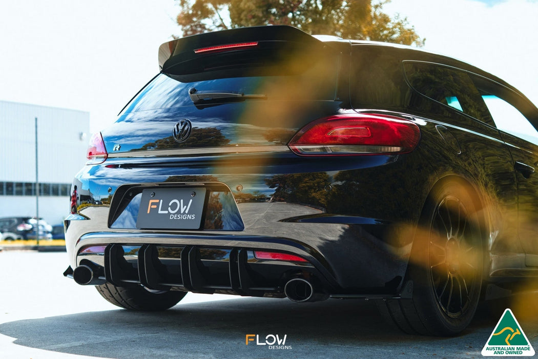 Scirocco R PFL V3 Rear Spoiler Extension-Flow Designs
