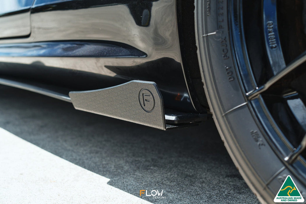 Scirocco R PFL V3 Side Skirt Splitter Winglets (Pair)-Flow Designs
