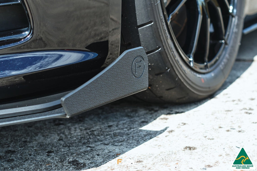 Scirocco R PFL V3 Front Lip Splitter Winglets (Pair)-Flow Designs
