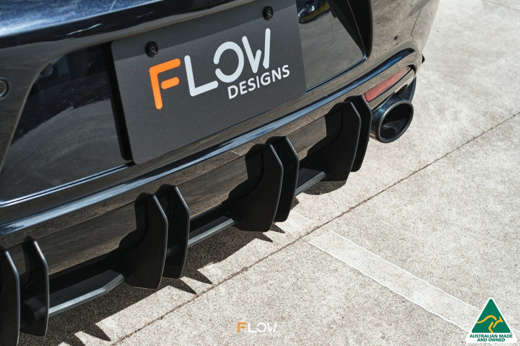 Scirocco R PFL V3 Flow-Lock Rear Diffuser-Flow Designs