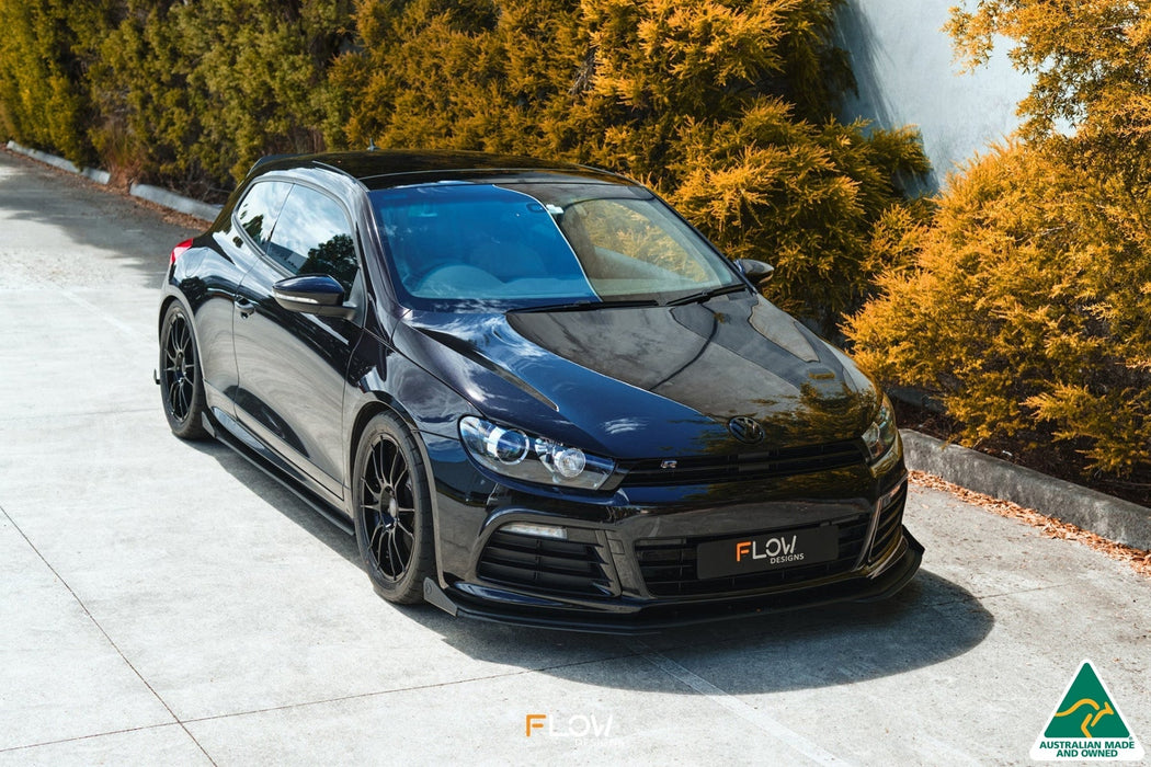 Scirocco R PFL V3 Front Lip Splitter Extensions (Pair)-Flow Designs