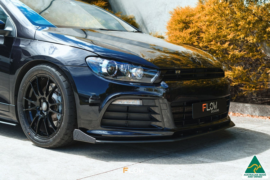 Scirocco R PFL V3 Front Lip Splitter-Flow Designs