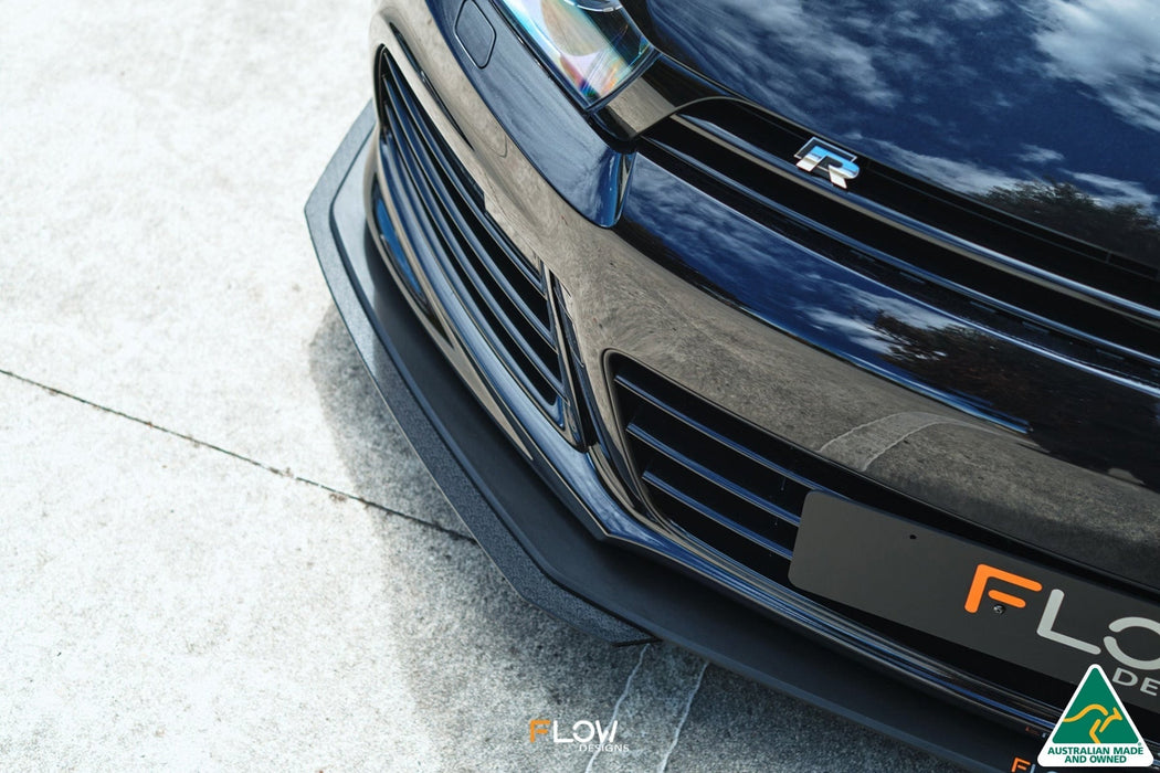 Scirocco R PFL V3 Front Lip Splitter Extensions (Pair)-Flow Designs