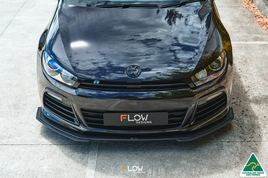 Scirocco R PFL V3 Front Lip Splitter-Flow Designs