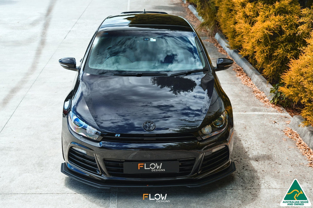 Scirocco R PFL V3 Front Lip Splitter Extensions (Pair)-Flow Designs