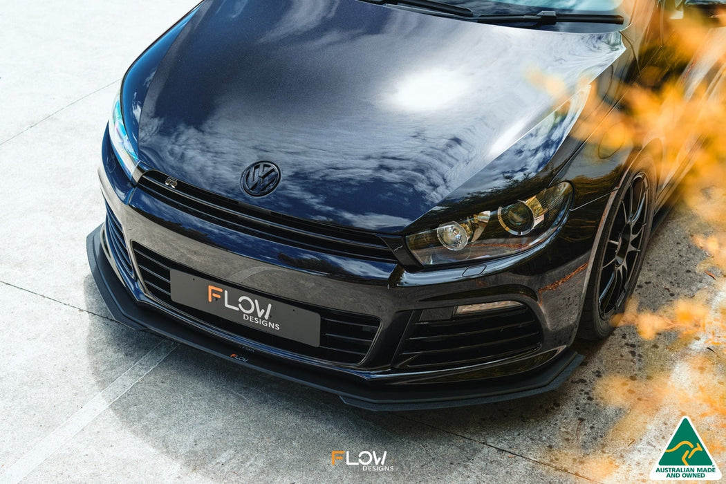 Scirocco R PFL V3 Front Lip Splitter Extensions (Pair)-Flow Designs