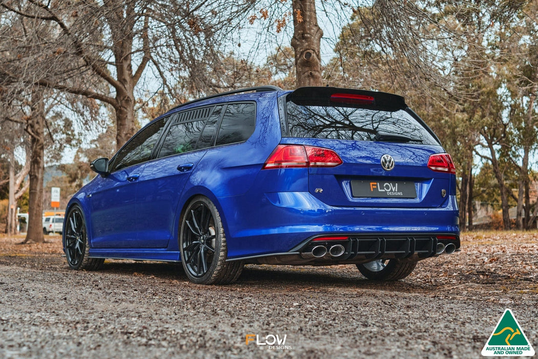 MK7 Golf R Wagon Flow-Lock Rear Diffuser-Flow Designs
