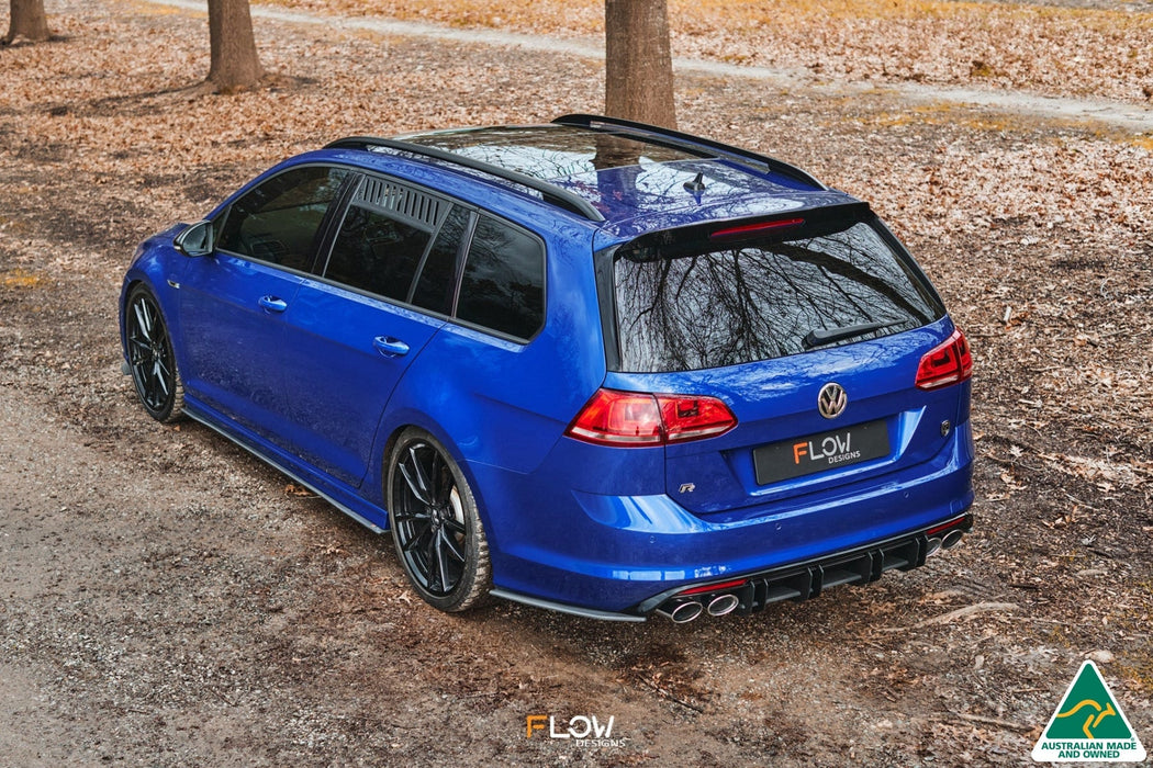 MK7 Golf R Wagon Rear Spats V3 (Pair)-Flow Designs