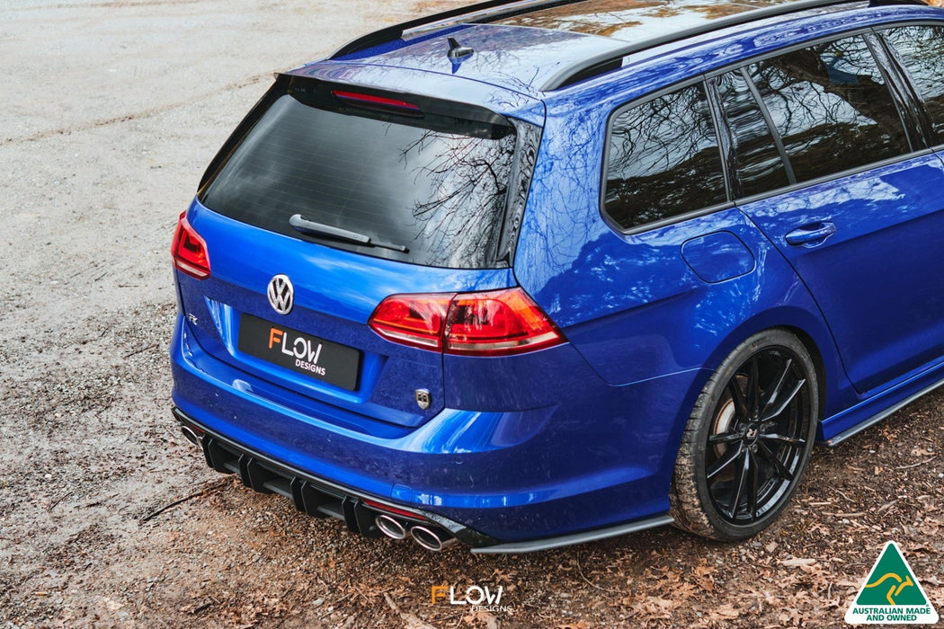 MK7 Golf R Wagon Flow-Lock Rear Diffuser-Flow Designs