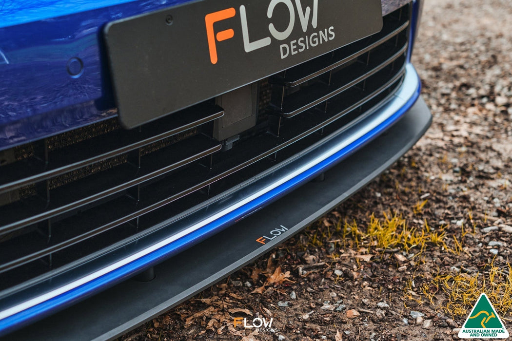 MK7 Golf R Wagon Chassis Mounted Front Lip Splitter V3-Flow Designs