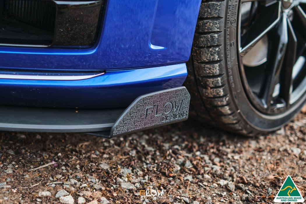 MK7 Golf R Wagon Front Lip Splitter Winglets (Pair)-Flow Designs