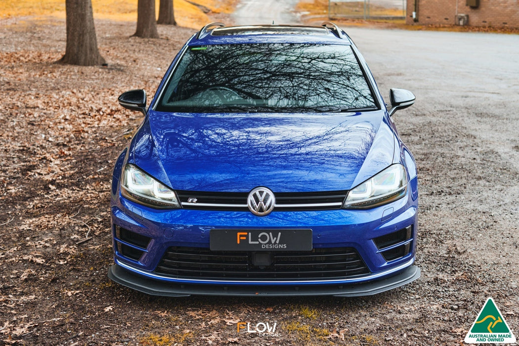 MK7 Golf R Wagon Front Lip Splitter Extensions (Pair)-Flow Designs