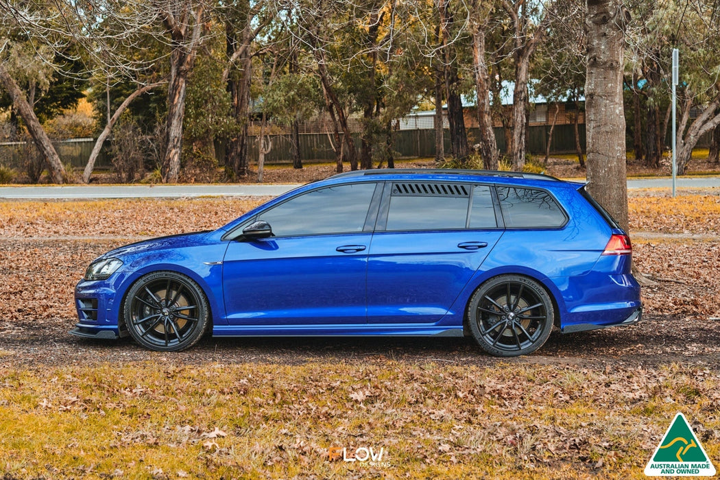 MK7 Golf R Wagon Side Skirt Splitter Winglets (Pair)-Flow Designs