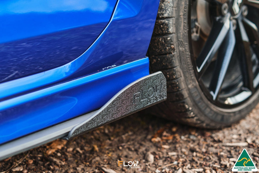 MK7 Golf R Wagon Side Skirt Splitter Winglets (Pair)-Flow Designs