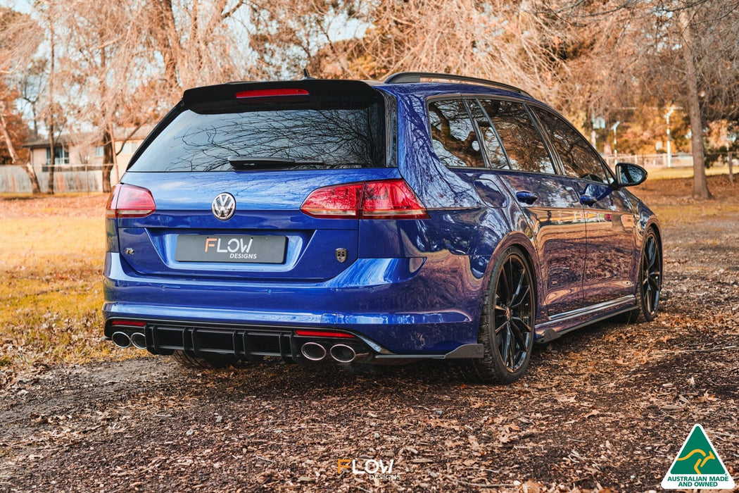 MK7 Golf R Wagon Side Skirt Splitters V3 (Pair)-Flow Designs