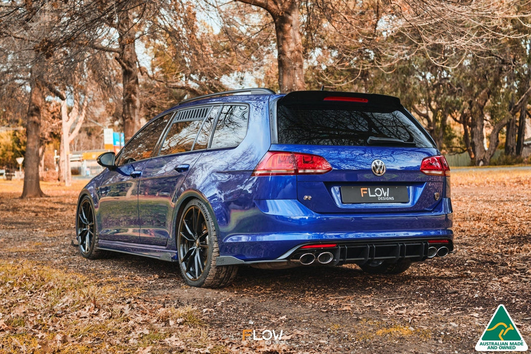 MK7 Golf R Wagon Flow-Lock Rear Diffuser-Flow Designs