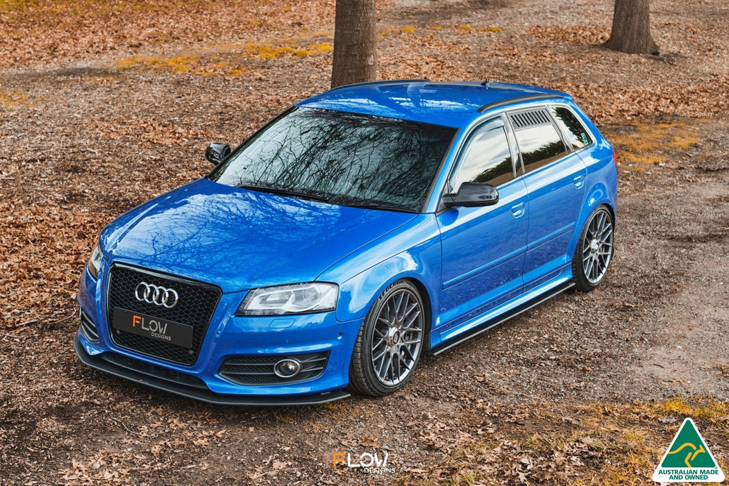 S3 8P2 Hatch (FL) Side Skirt Splitters V3 (Pair)-Flow Designs