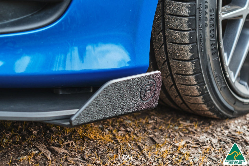 S3 8P2 Hatch (FL) Front Lip Splitter Winglets (Pair)-Flow Designs