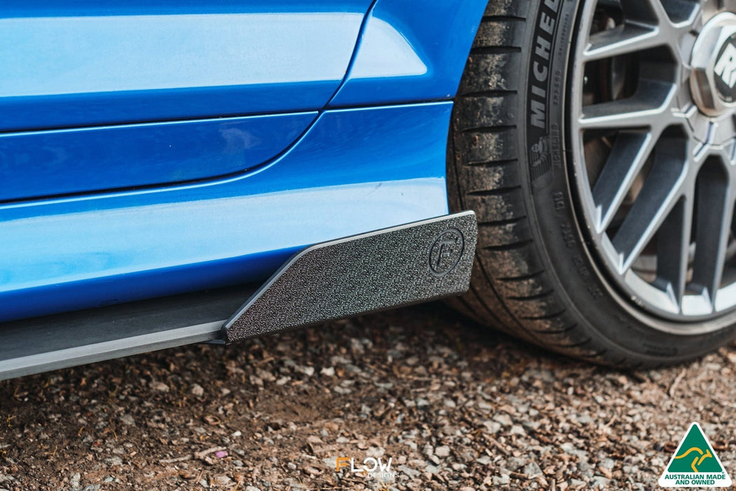 S3 8P2 Hatch (FL) Side Skirt Splitter Winglets (Pair)-Flow Designs