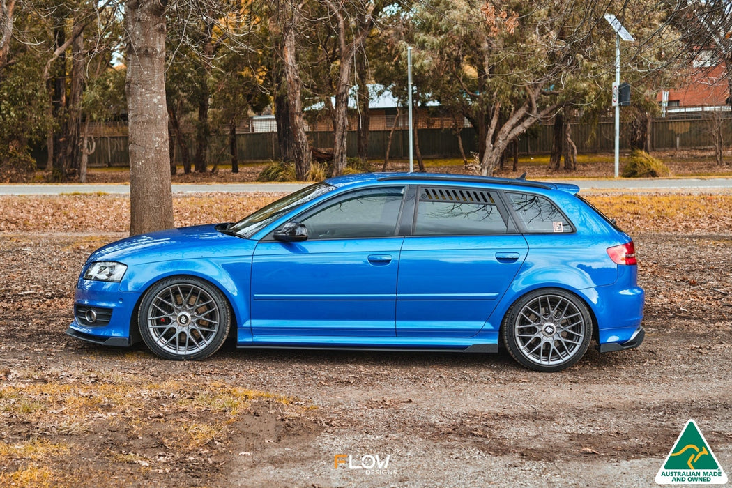 S3 8P2 Hatch (FL) Side Skirt Splitters V3 (Pair)-Flow Designs
