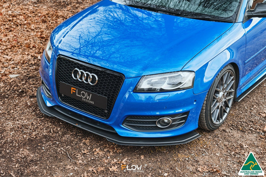 S3 8P2 Hatch (FL) Front Lip Splitter Extensions (Pair)-Flow Designs