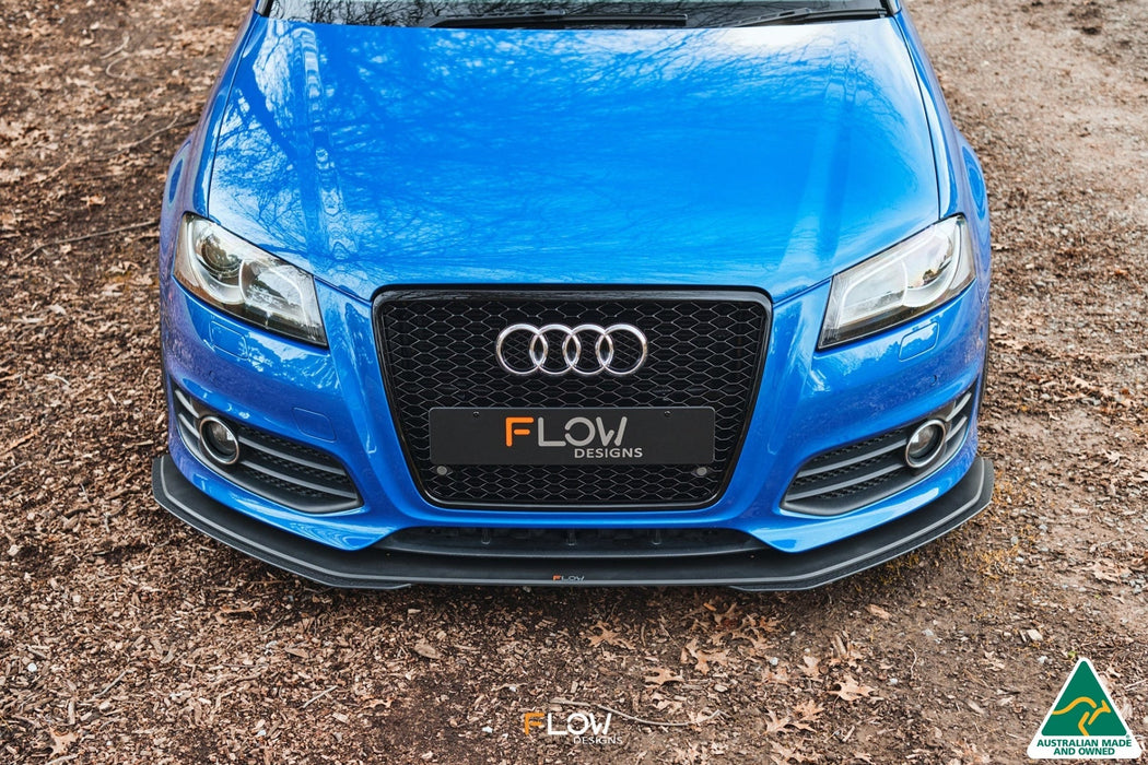 S3 8P2 Hatch (FL) Front Lip Splitter Extensions (Pair)-Flow Designs