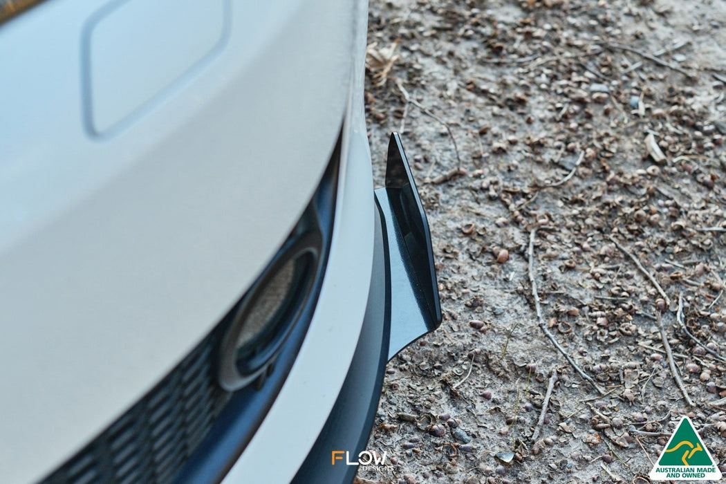 S3 8P Hatch (PFL) Front Lip Splitter Winglets (Pair)-Flow Designs