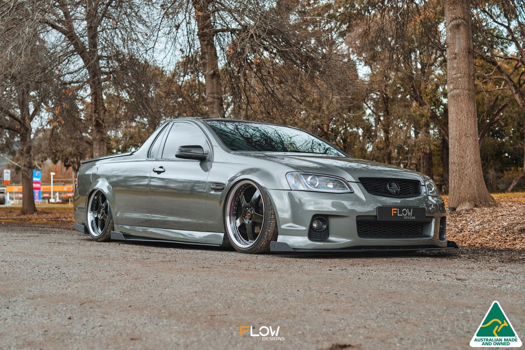 VE Commodore Ute Front Lip Splitter Winglets (Pair)-Flow Designs