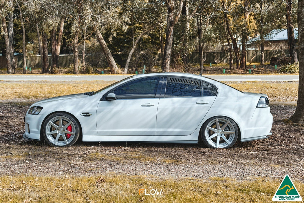 VE Commodore S2 Sedan Side Skirt Splitters (Pair)-Flow Designs