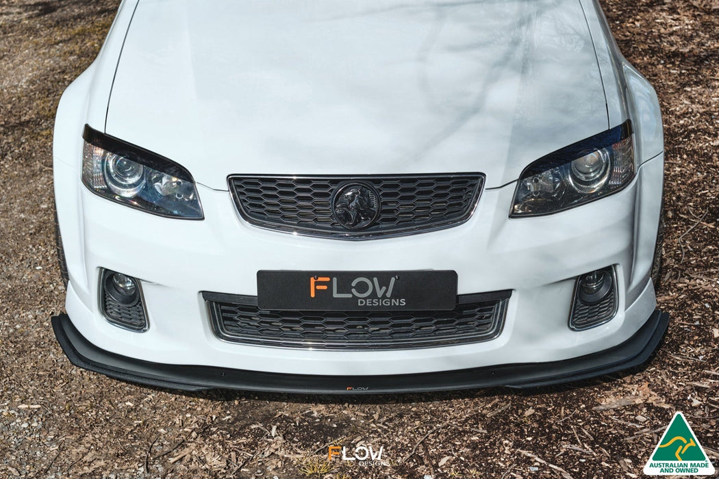 VE Commodore S2 Sedan Front Lip Splitter Extensions (Pair)-Flow Designs