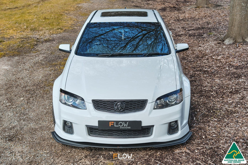 VE Commodore S2 Sedan Front Lip Splitter Extensions (Pair)-Flow Designs