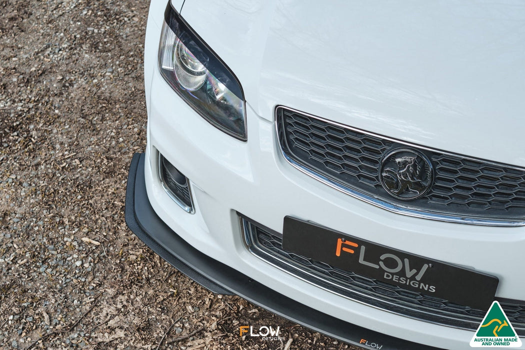 VE Commodore S2 Sedan Front Lip Splitter Extensions (Pair)-Flow Designs
