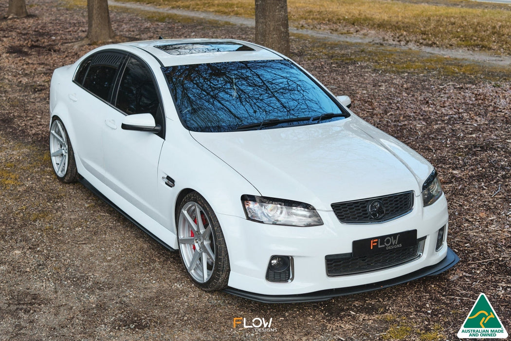 VE Commodore S2 Sedan Front Lip Splitter Extensions (Pair)-Flow Designs