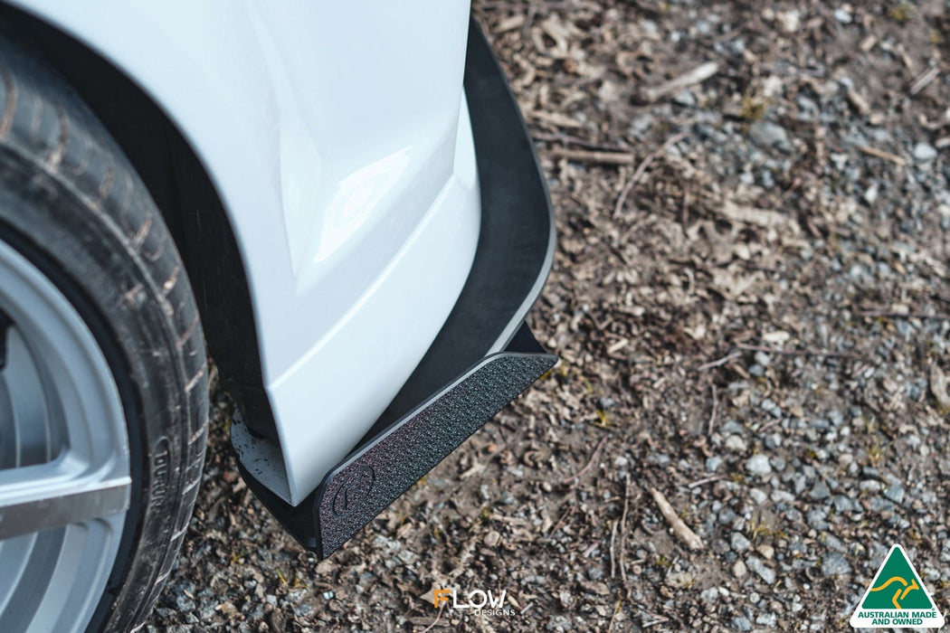 VE Commodore S2 Sedan Front Lip Splitter Winglets (Pair)-Flow Designs