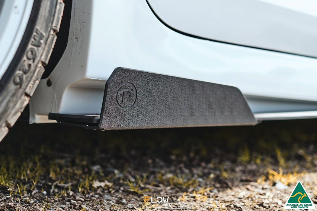 VE Commodore S2 Sedan Side Skirt Splitter Winglets (Pair)-Flow Designs