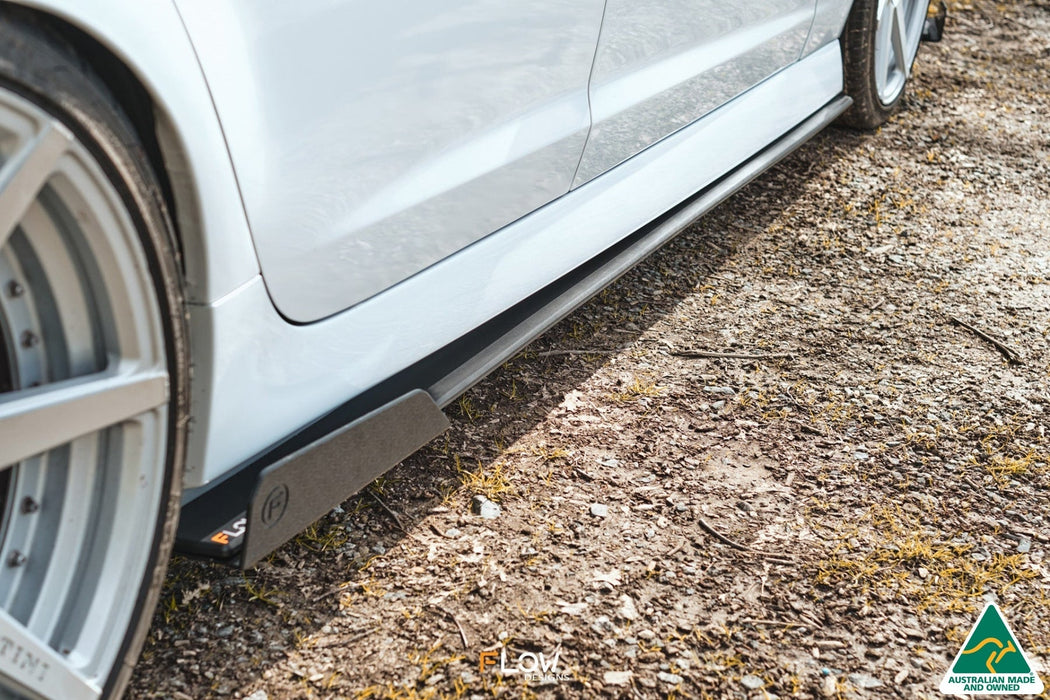 VE Commodore S2 Sedan Side Skirt Splitter Winglets (Pair)-Flow Designs