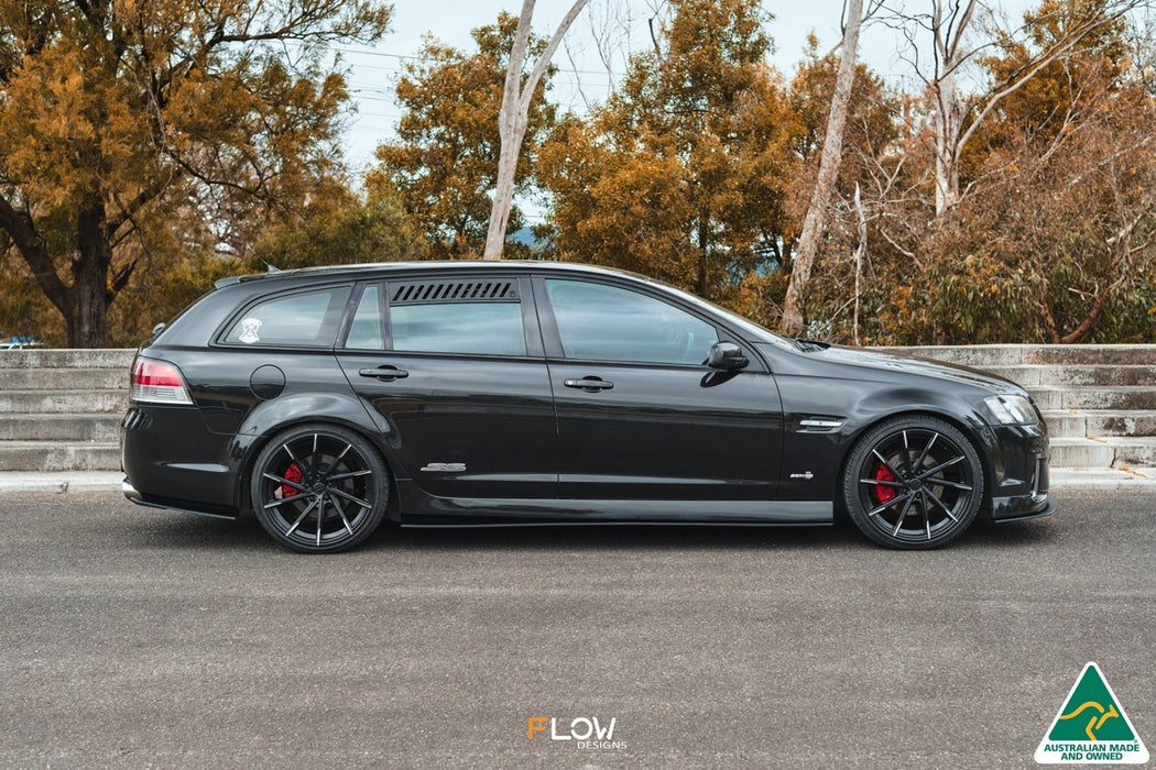 VE Commodore S1 Wagon Side Skirt Splitters (Pair)-Flow Designs