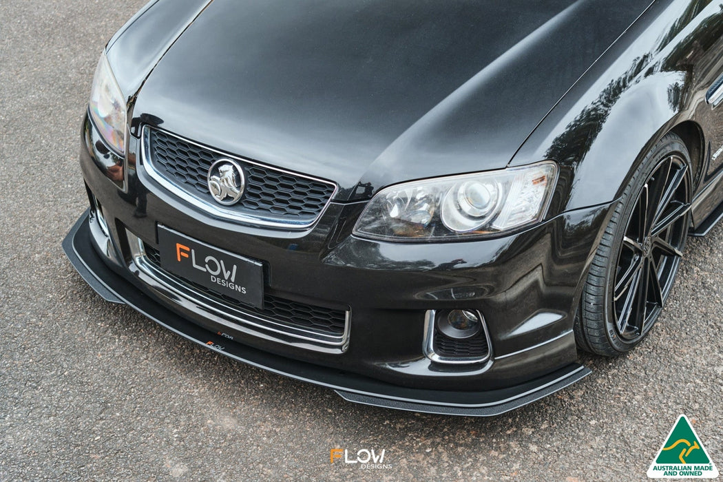 VE Commodore S2 Wagon Front Lip Splitter Extensions (Pair)-Flow Designs