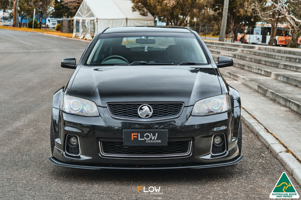 VE Commodore S2 Wagon Front Lip Splitter Extensions (Pair)-Flow Designs