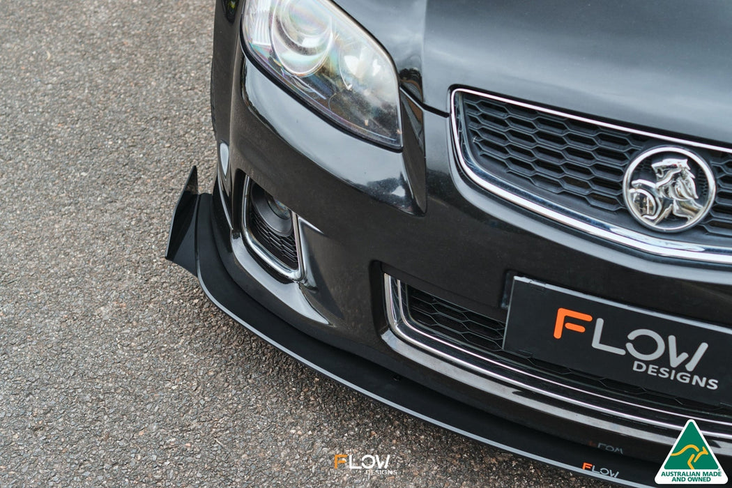 VE Commodore S2 Wagon Front Lip Splitter Winglets (Pair)-Flow Designs