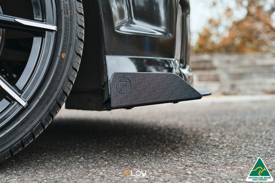 VE Commodore S2 Wagon Front Lip Splitter Winglets (Pair)-Flow Designs