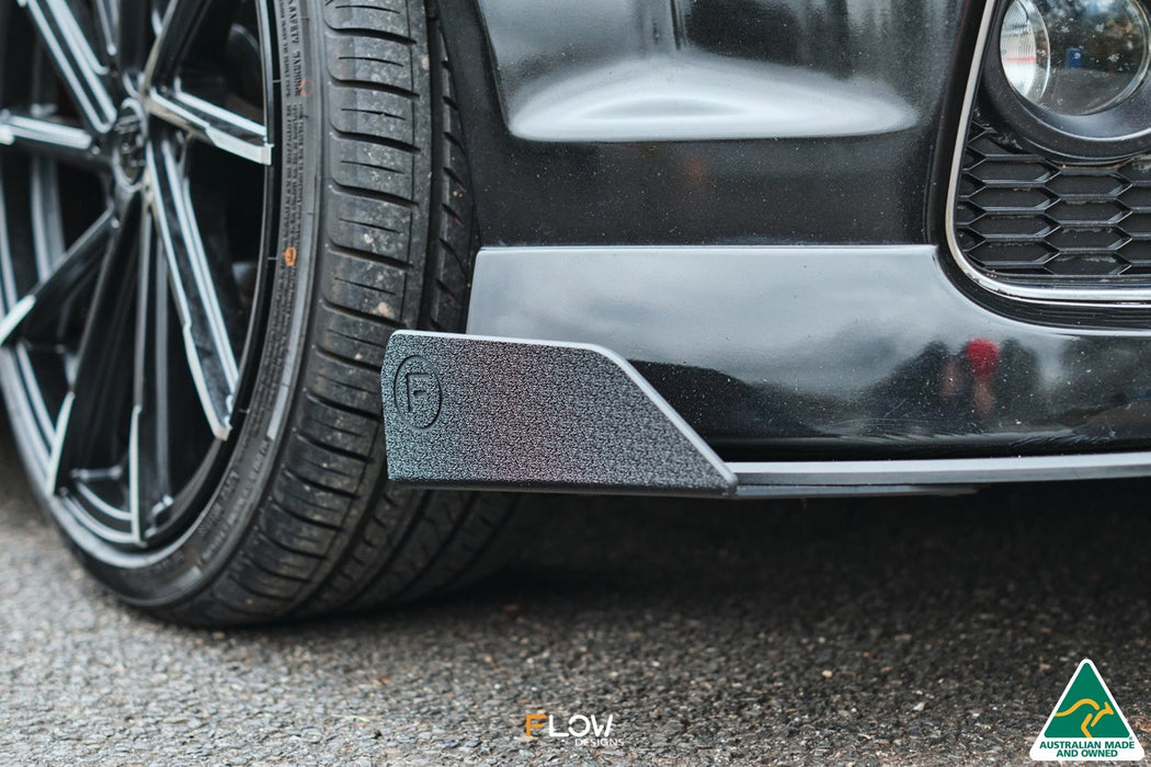 VE Commodore S2 Wagon Front Lip Splitter Winglets (Pair)-Flow Designs