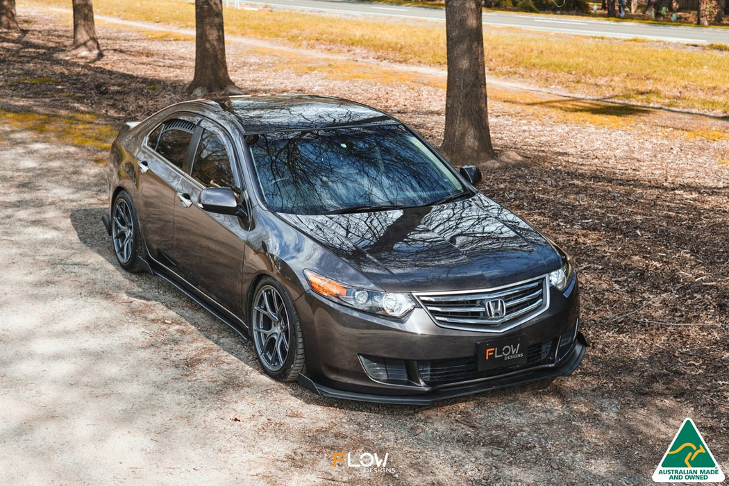 CU2 Accord Euro Front Lip Splitter Extensions - Standard (Pair)-Flow Designs