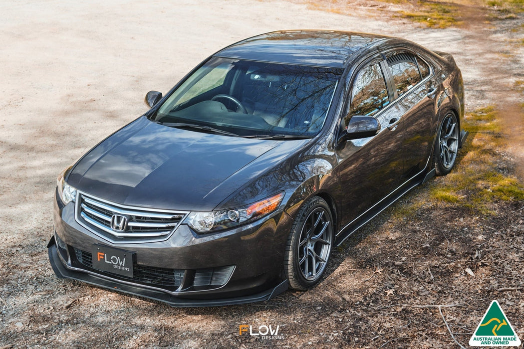 CU2 Accord Euro Front Lip Splitter Extensions - Standard (Pair)-Flow Designs