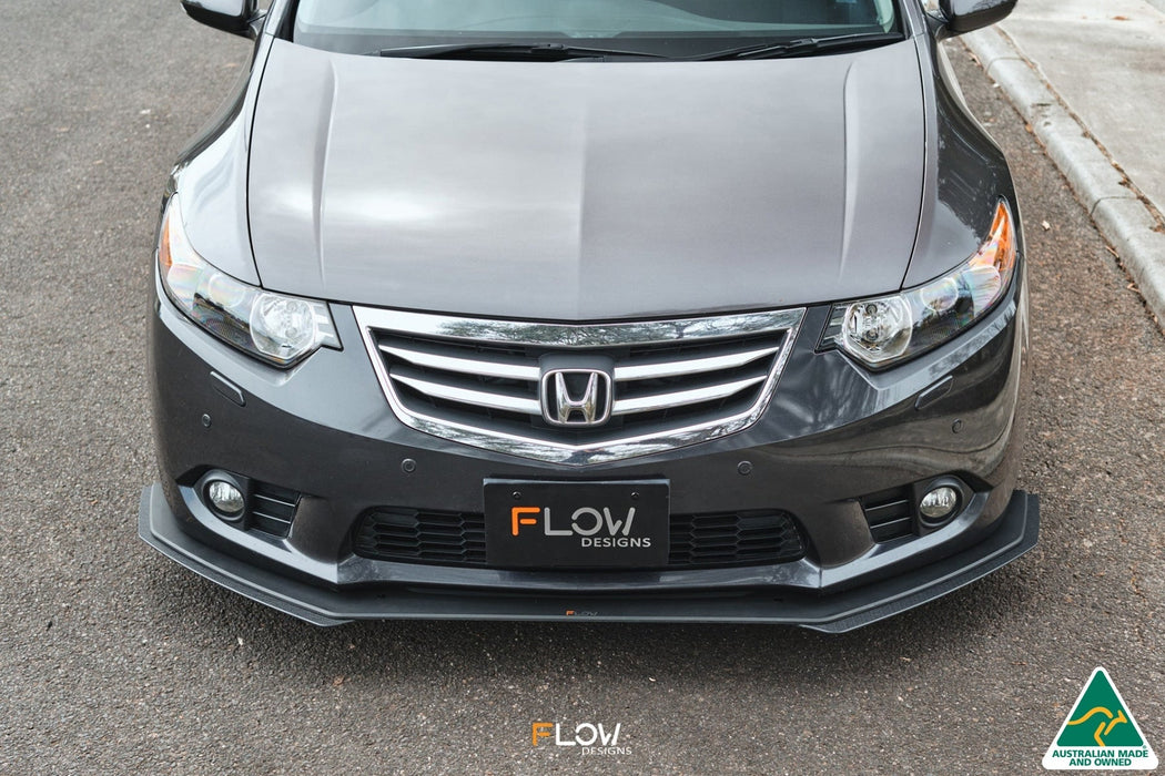 CU2 Accord Euro Front Lip Splitter Extensions - Standard (Pair)-Flow Designs