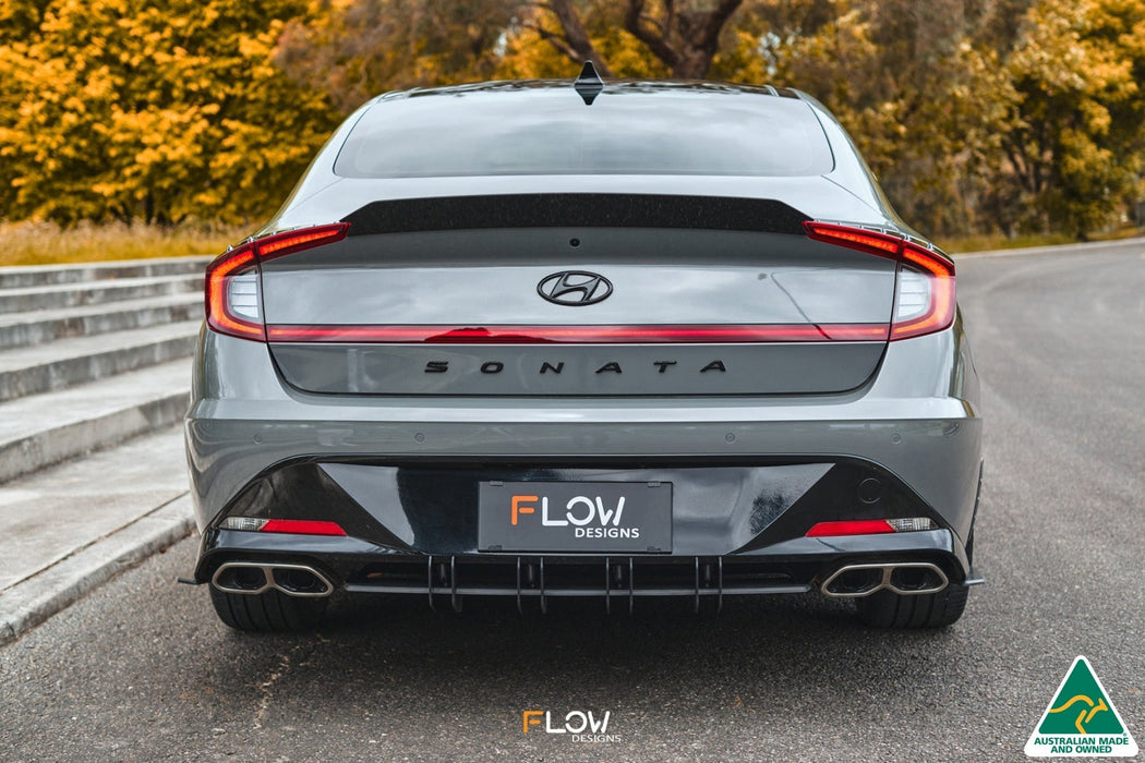 DN8 Sonata N Line 2020-2023 Rear Spoiler Extension-Flow Designs