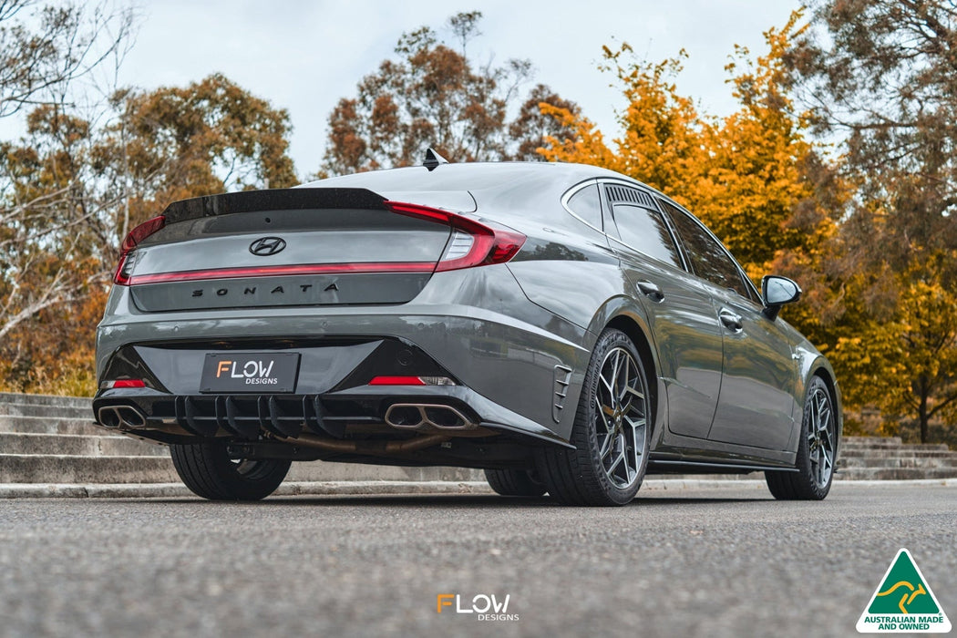 DN8 Sonata N Line 2020-2023 Rear Spoiler Extension-Flow Designs