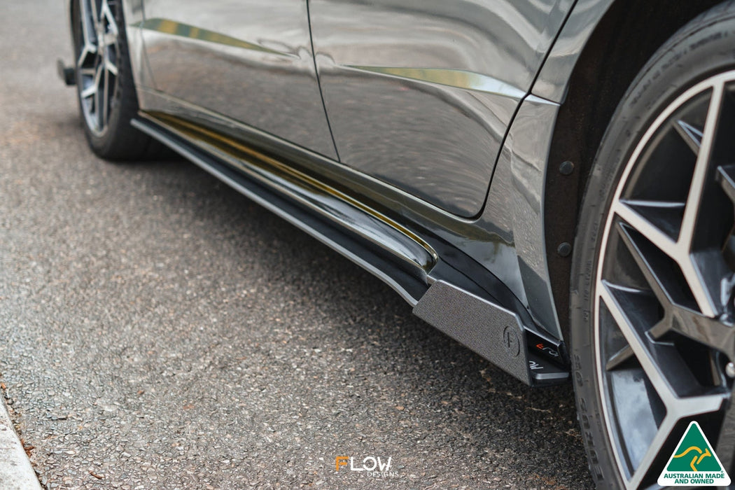 DN8 Sonata N Line 2020+ Side Skirt Splitter Winglets (Pair)-Flow Designs