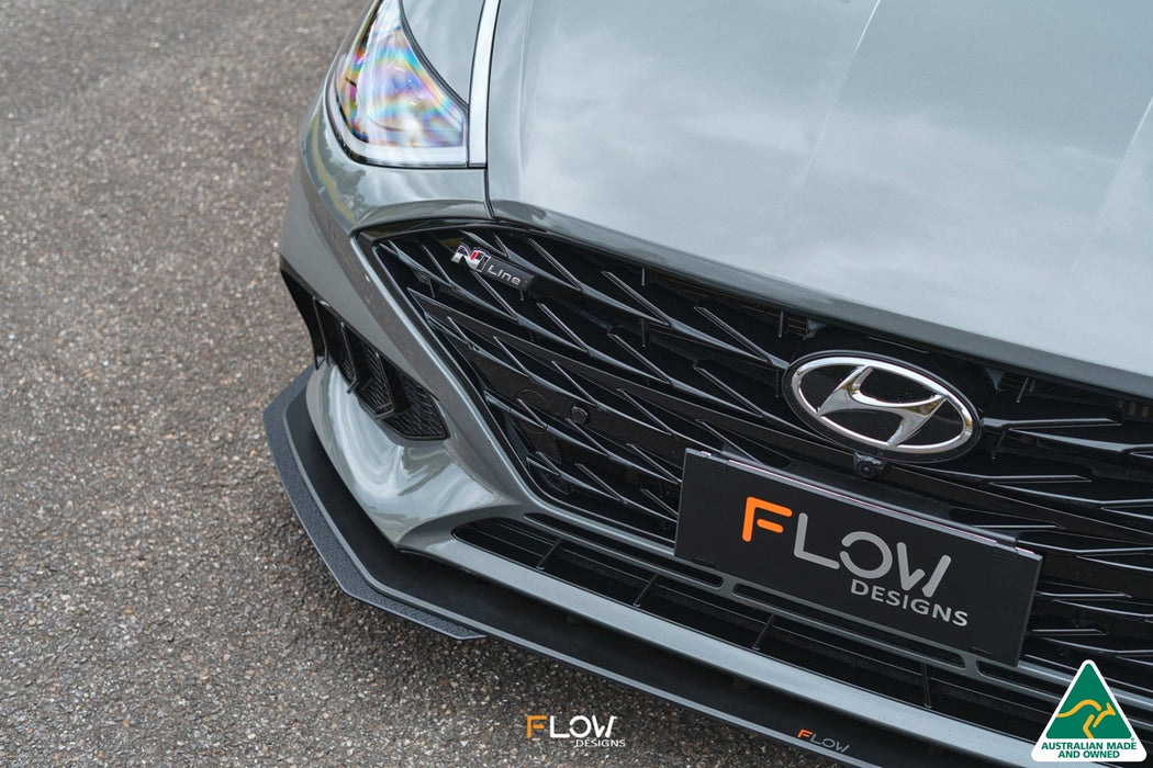 DN8 Sonata N Line 2020+ Front Lip Splitter Extensions (Pair)-Flow Designs