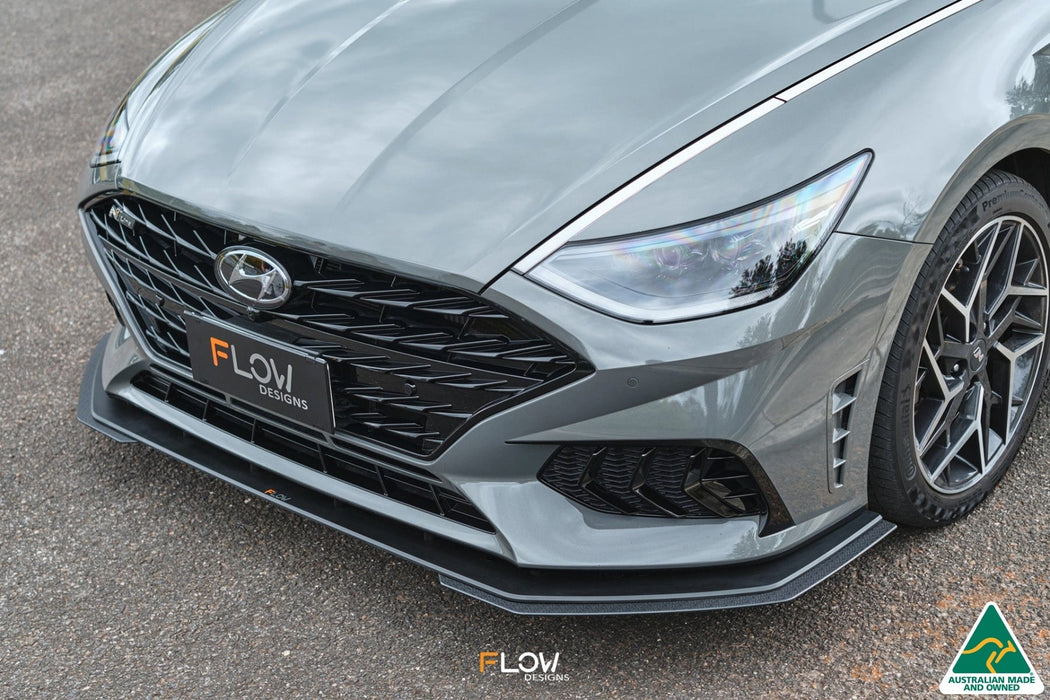 DN8 Sonata N Line 2020+ Front Lip Splitter Extensions (Pair)-Flow Designs